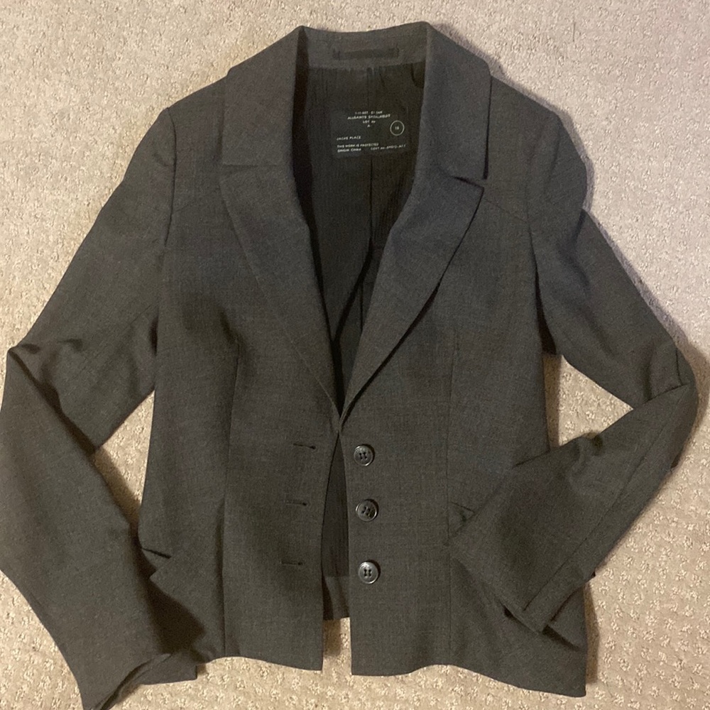 EUC All Saints Womens Blazer charcoal gray